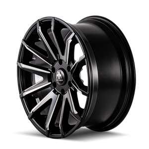 MAYHEM CROSSFIRE 8109 20X9.5 25 6x135 BLACK W/MILLED SPOKES