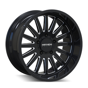 MAYHEM 8114 UTOPIA 20x10 -19 8x170/ GLOSS BLACK/MILLED