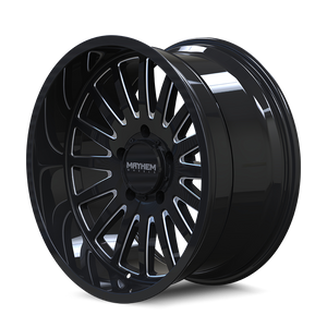 MAYHEM 8114 UTOPIA 22x12 -44 6x135/ GLOSS BLACK/MILLED