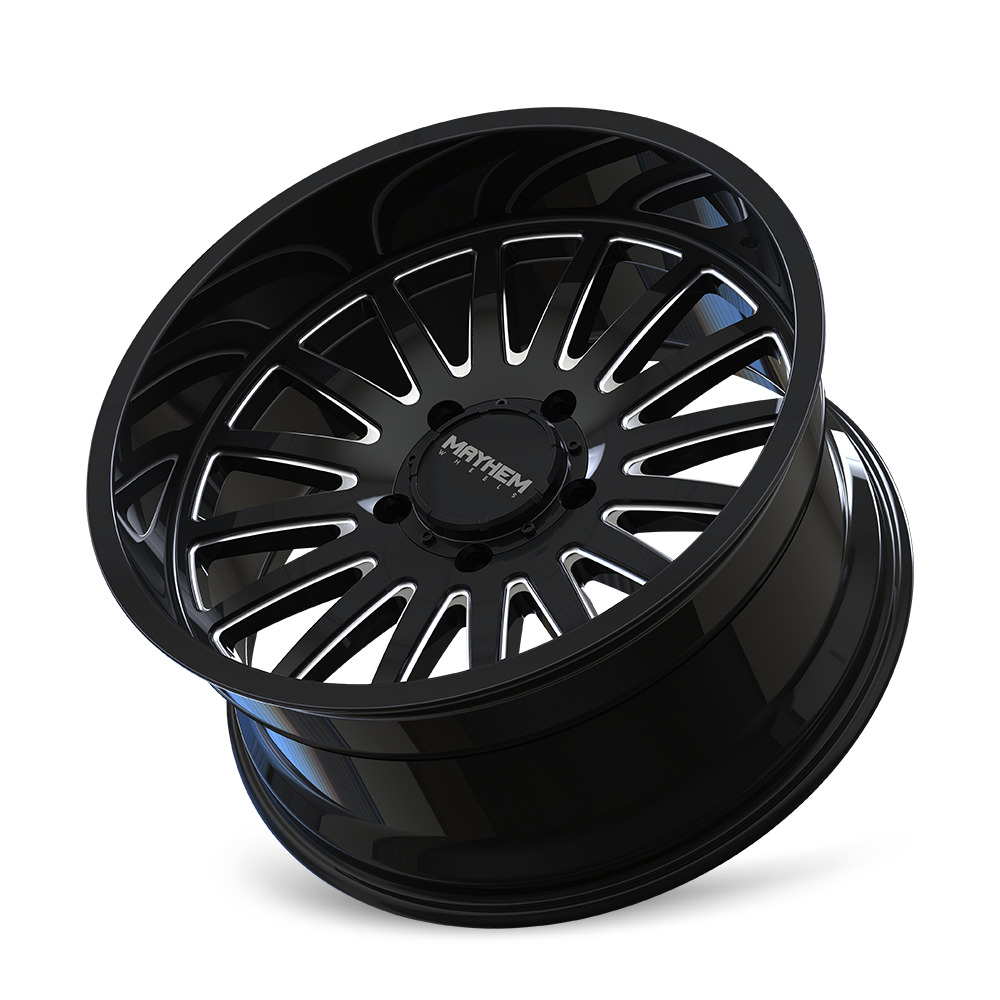 MAYHEM 8114 UTOPIA 20x9 0 6x135/ GLOSS BLACK/MILLED