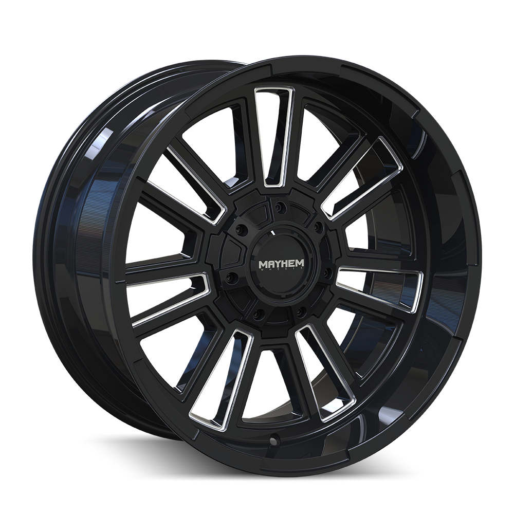 MAYHEM 8115 APOLLO 20x10 -19 8x170/ GLOSS BLACK/MILLED