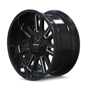 MAYHEM 8115 APOLLO 20x9 0 6x135/6x139.7 GLOSS BLACK/MILLED