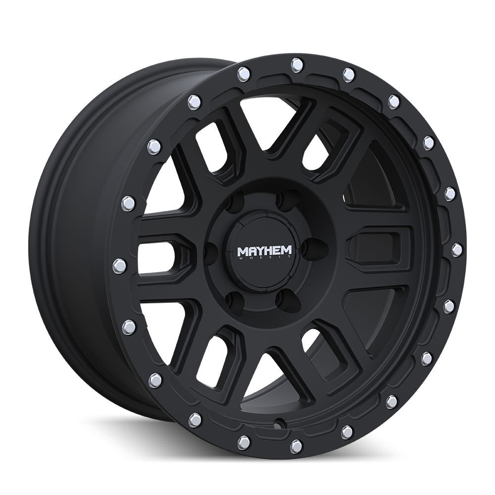 MAYHEM DELTA 8304 17X9 -12 6x139.7 MATTE BLACK