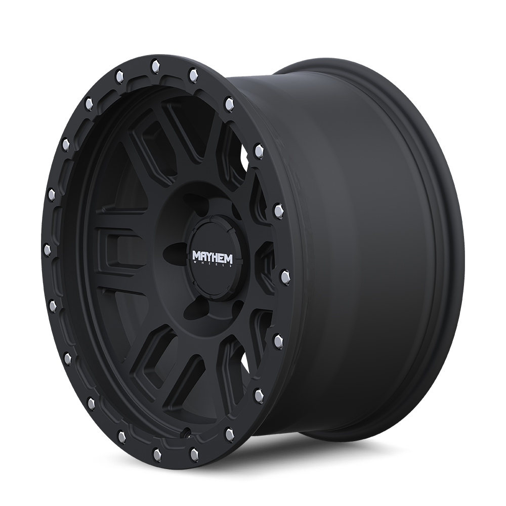 MAYHEM DELTA 8304 17X9 -12 6x139.7 MATTE BLACK