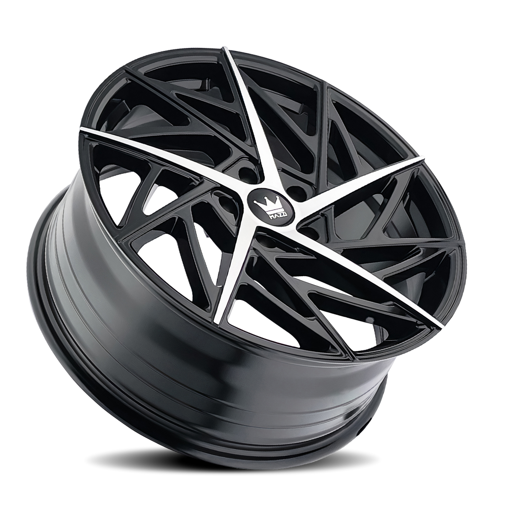 MAZZI FREESTYLE 18x8 35 5x108 GLOSS BLACK/MACHINED