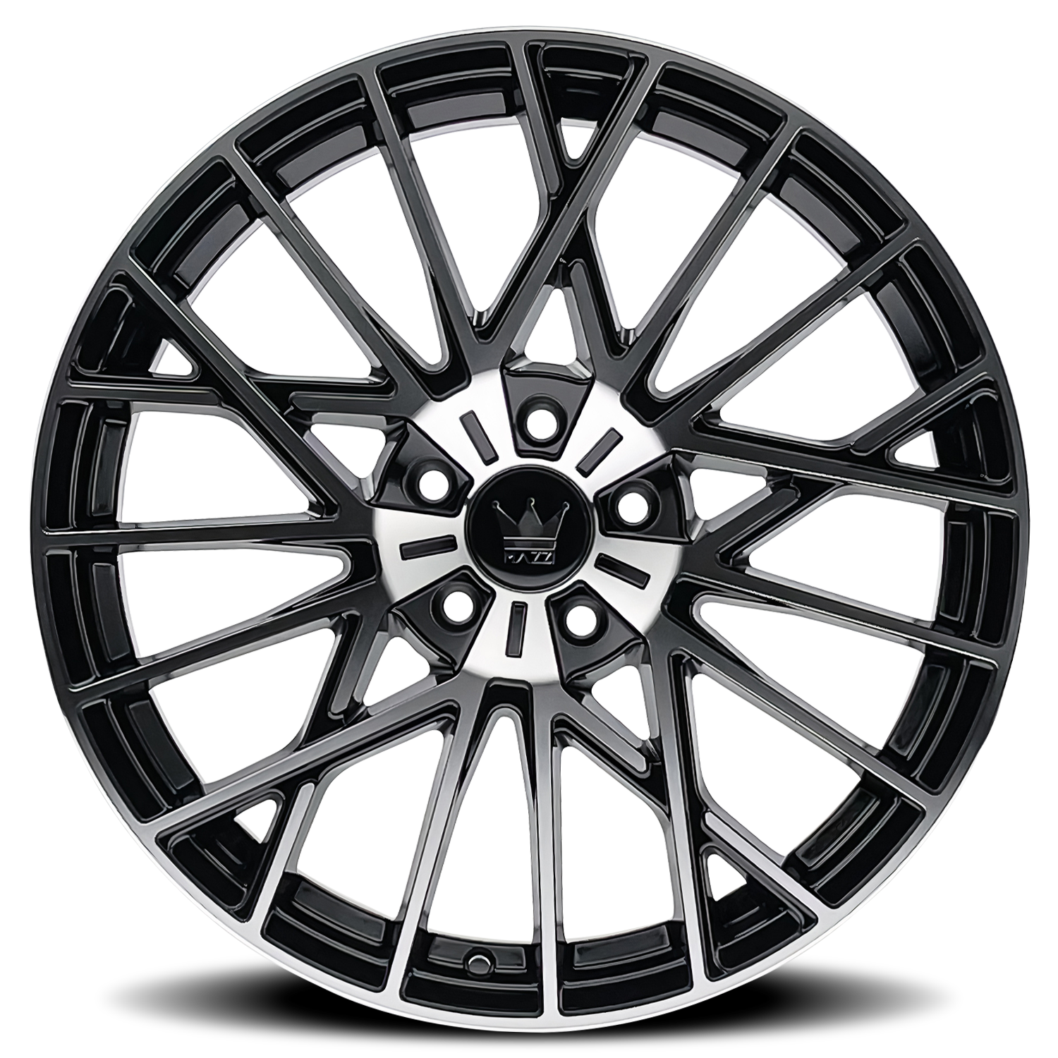 MAZZI JINX 18x8 40 5x108 BLACK/MACHINED