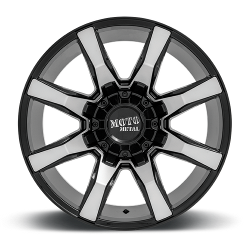 Moto Metal MO804 SPIDER 20X10 -18 6X135/6X5.3/6X139.7/6X5.5 Gloss Black Machined