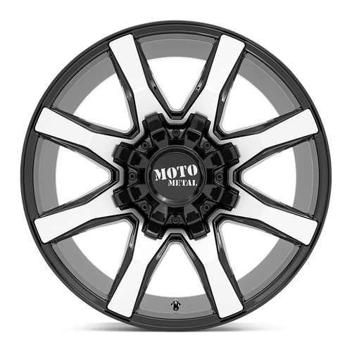 Moto Metal MO804 SPIDER 20X10 12 6X135/6X139.7 GLOSS BLACK MACHINED