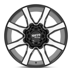 Moto Metal MO804 SPIDER 20X10 12 6X135/6X139.7 GLOSS BLACK MACHINED