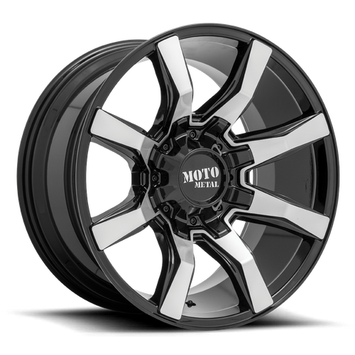 Moto Metal MO804 SPIDER 20X10 -18 6X135/6X5.3/6X139.7/6X5.5 Gloss Black Machined