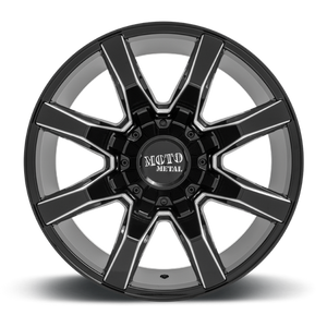 Moto Metal MO804 SPIDER 20X10 -18 6X135/6X5.3/6X139.7/6X5.5 Gloss Black Milled