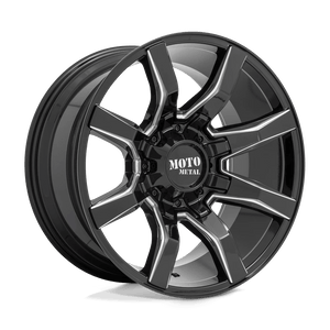 Moto Metal MO804 SPIDER 20X10 12 BLANK GLOSS BLACK MILLED