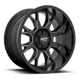 Moto Metal MO806 20X9 0 6X139.7/6X5.5 Gloss Black Milled