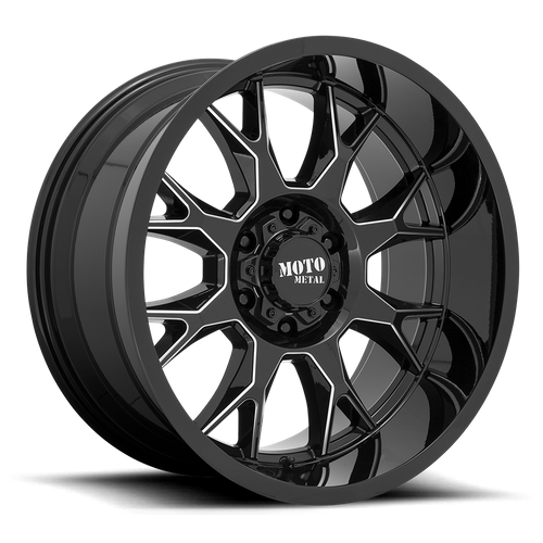 Moto Metal MO806 20X9 0 5X127/5X5.0 Gloss Black Milled