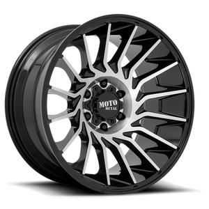 Moto Metal MO807 22X10 -18 5X127/5X5.0 Gloss Black Machined