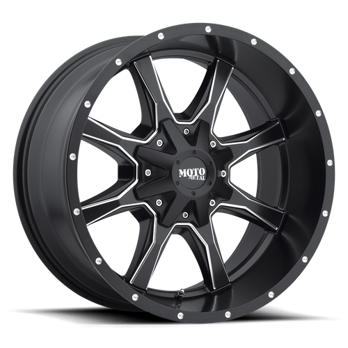 Moto Metal MO970 18X10 -24 5X150/5X150 Satin Black Milled