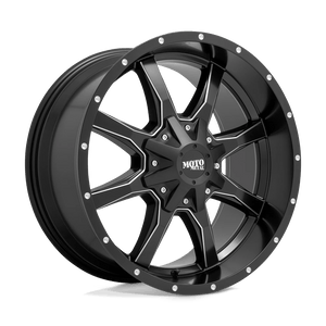 Moto Metal MO970 17X8 0 6X135/6X139.7 SEMI GLOSS BLACK MILLED