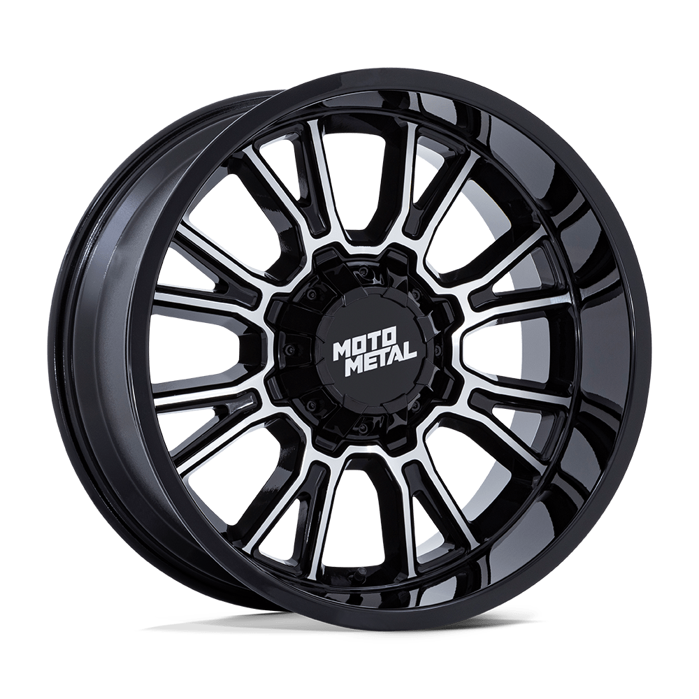 MOTO METAL MO810 LEGACY 17X9 20 5X127/5X139.7 GLOSS BLACK MACHINED