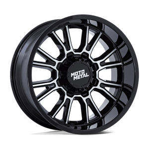 MOTO METAL MO810 LEGACY 17X9 20 5X127/5X139.7 GLOSS BLACK MACHINED