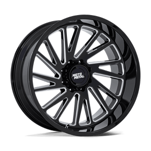 MOTO METAL MO811 COMBAT 24X12 -44 6X139.7 GLOSS BLACK MILLED