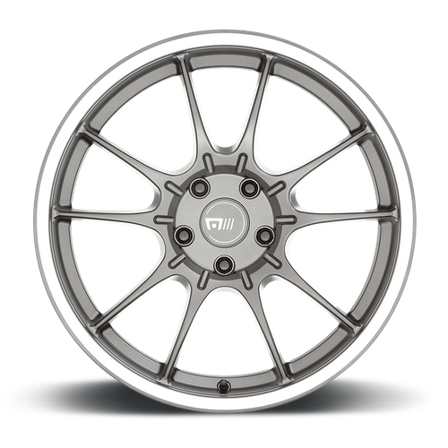 Motegi MR152 SS5 19X8.5 35 5X114.3/5X4.5 Gunmetal With Machined Lip