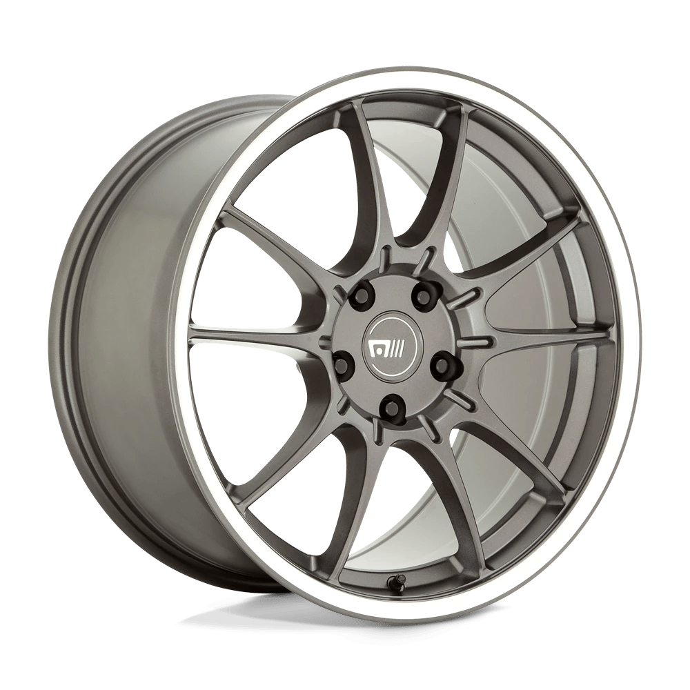 Motegi MR152 SS5 19X8.5 35 5X114.3/5X4.5 Gunmetal With Machined Lip