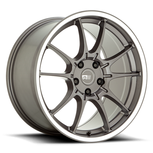 Motegi MR152 SS5 19X8.5 35 5X114.3/5X4.5 Gunmetal With Machined Lip