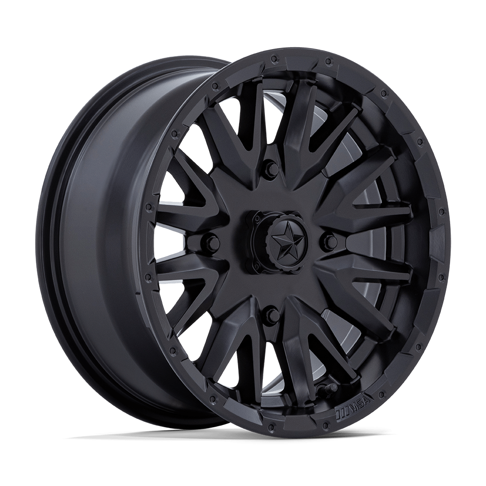 MSA OFFROAD WHEELS M49 CREED 15X7 10 4X156 MATTE BLACK