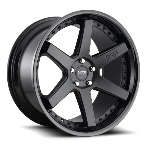 Niche 1PC M192 ALTAIR 22X10 30 6X139.7/6X5.5 GLOSS BLACK MATTE BLACK