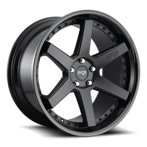 Niche 1PC M192 ALTAIR 22X10 30 6X139.7/6X5.5 GLOSS BLACK MATTE BLACK