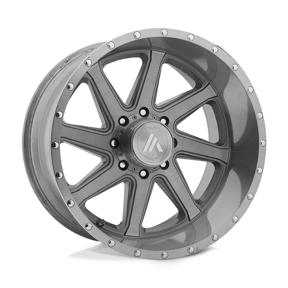 Asanti Off Road AB814 WINDMILL 20X10 -12 8X170/8X6.7 TITANIUM-BRUSHED