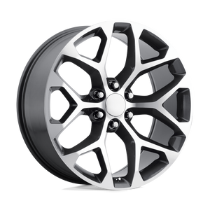PERFORMANCE REPLICAS PR176 22X9 24 6X139.7/6X5.5 Gunmetal Machined