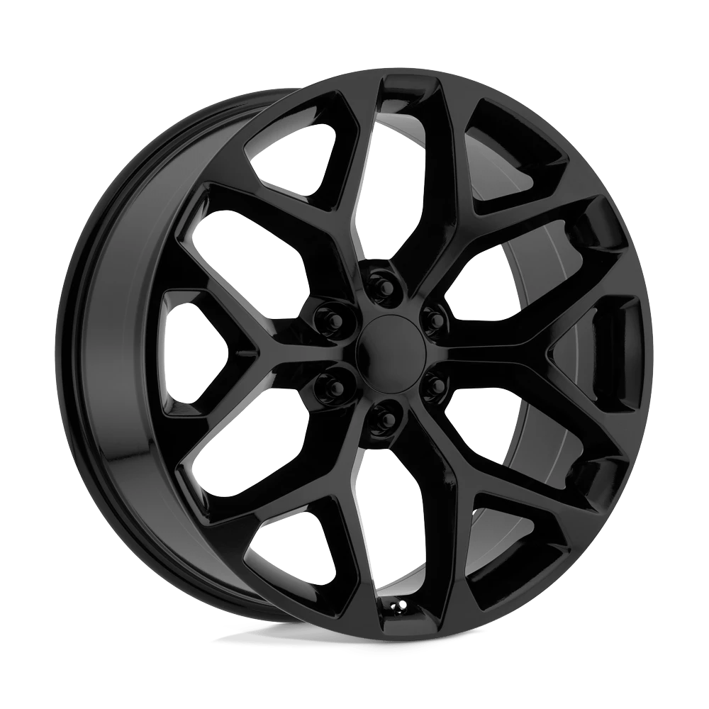 PERFORMANCE REPLICAS PR176 22X9 24 6X139.7/6X5.5 Black Chrome