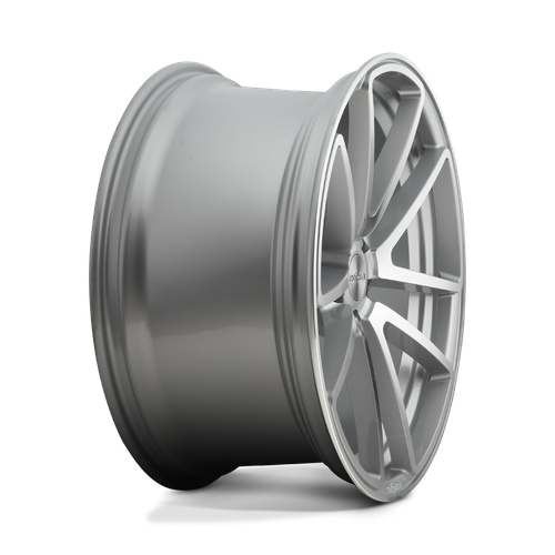 Rotiform 1PC R120 SPF 18X8.5 45 5X112 GLOSS SILVER MACHINED