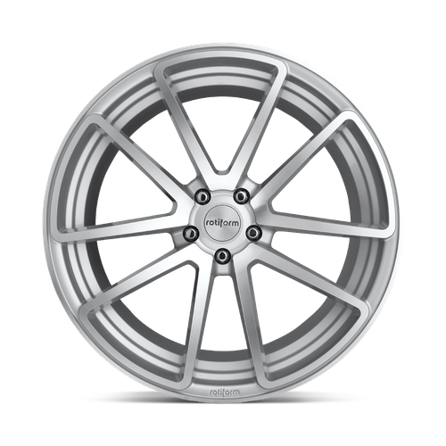 Rotiform 1PC R120 SPF 18X8.5 45 5X112 GLOSS SILVER MACHINED