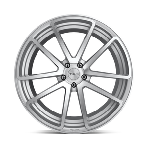 Rotiform 1PC R120 SPF 18X8.5 45 5X112 GLOSS SILVER MACHINED