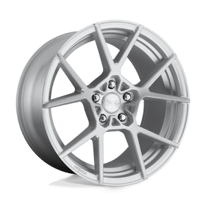 Rotiform 1PC R138 KPS 18X8.5 45 5X112 GLOSS SILVER BRUSHED