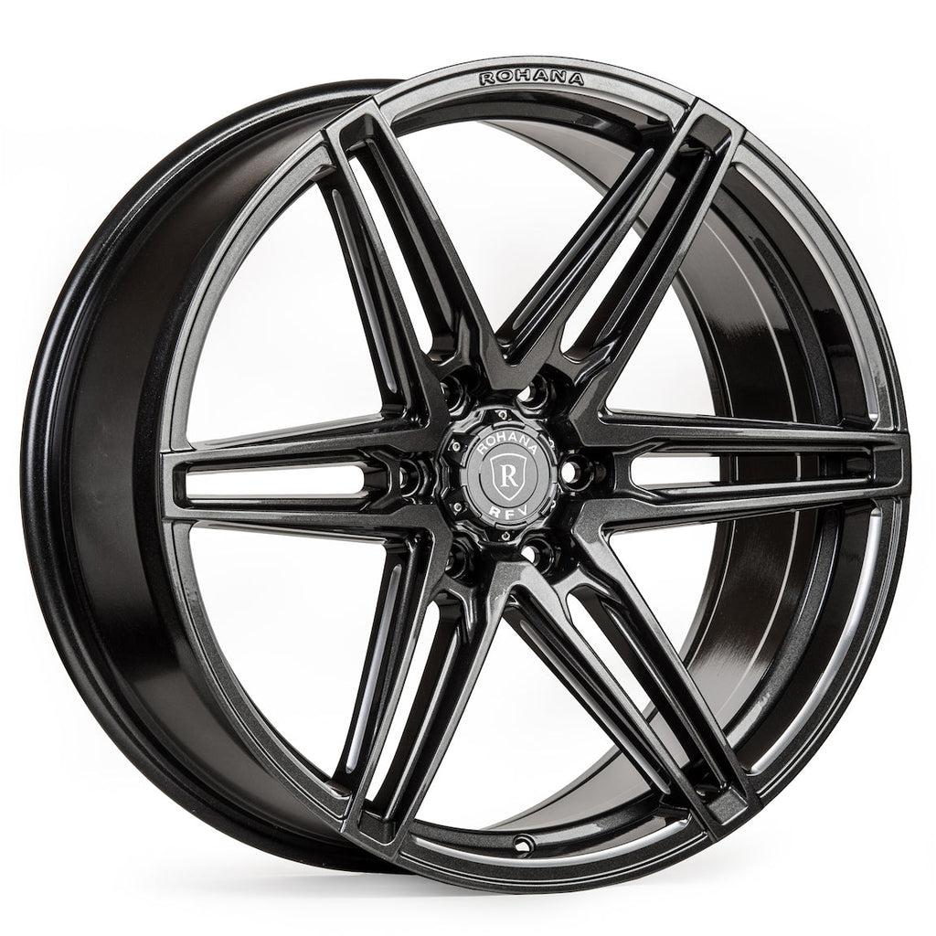 Rohana RFV1 Wheel, 20x9.5, 6-135, 18, Gloss Graphite - RFV120956135GG18