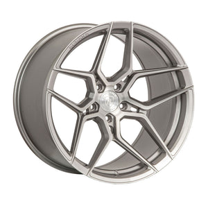 Rohana RFX10 Wheel, 19X8.5, 5-112, +42, Brushed Titanium - RFX1019855112BT42