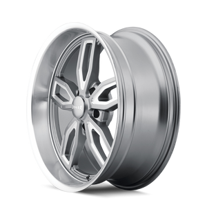 RIDLER 608 18x9 0 5x127 GREY W/ MILLED SPOKES & DIAMOND LIP