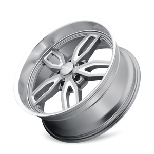 RIDLER 608 18x9 0 5x127 GREY W/ MILLED SPOKES & DIAMOND LIP