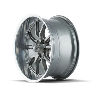 RIDLER 650 650 18X9.5 0 5x114.3 GREY/POLISHED LIP