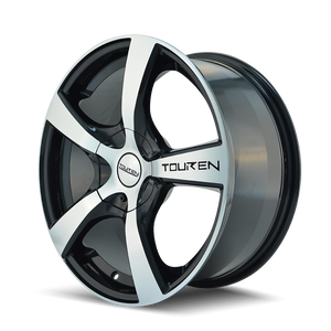 TOUREN TR9 3190 16X7 42MM 5-127 71.5MM BLACK/MACHINED FACE/MACHINED LIP