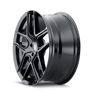 TOUREN TR79 3279 17X8 35MM 5-127 71.5MM GLOSS BLACK