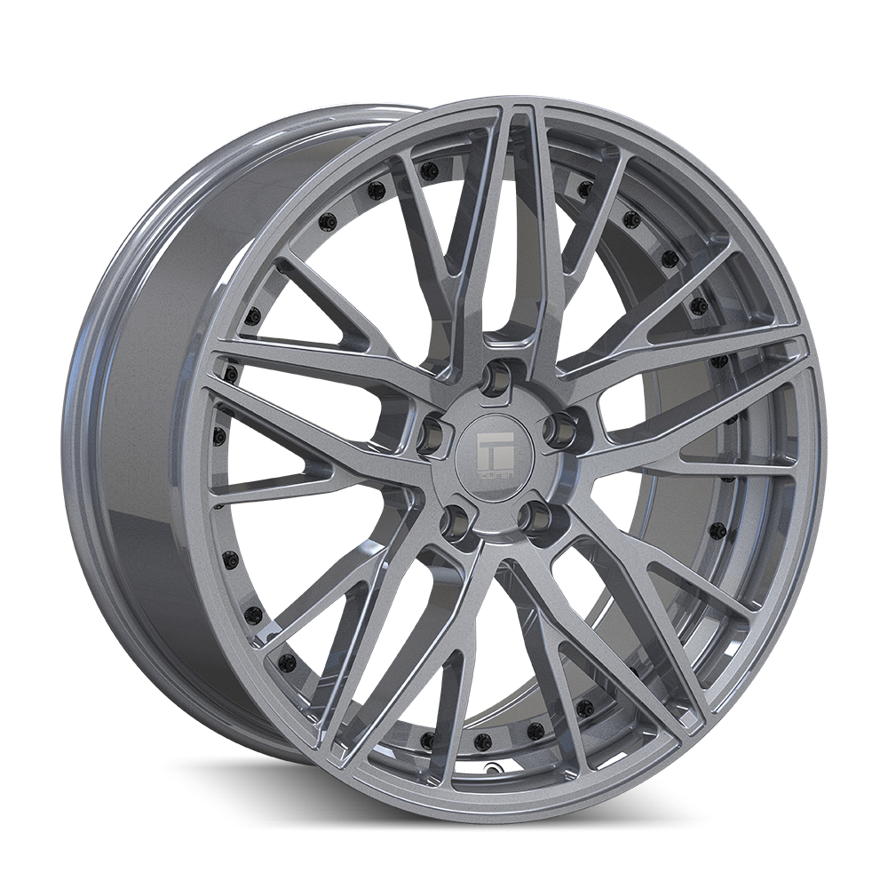 TOUREN TR93 3293 18X8 35MM 5x108 63.5MM GLOSS GRAPHITE/BLACK RIVET