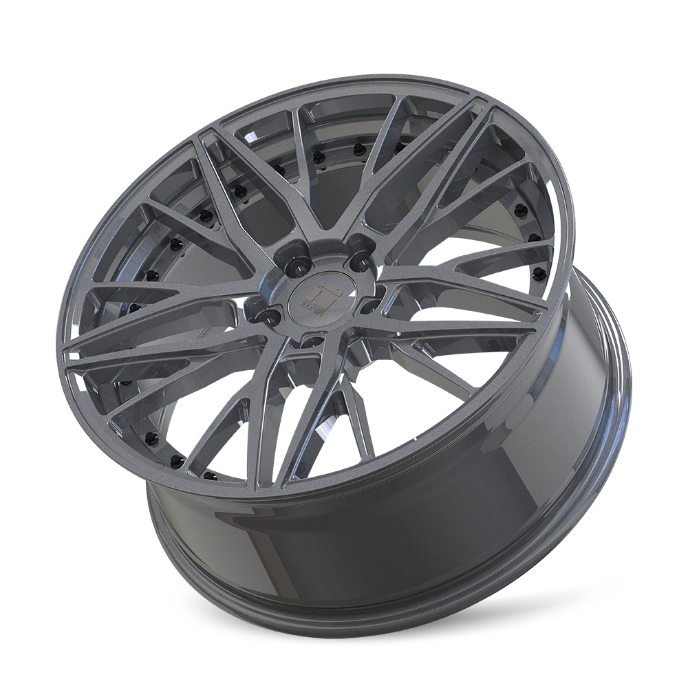 TOUREN TR93 3293 18X8 35MM 5x108 63.5MM GLOSS GRAPHITE/BLACK RIVET