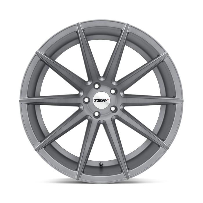 TSW CLYPSE 20X8.5 20 5X120/5X4.72 TITANIUM W/ MATTE BRUSHED FACE