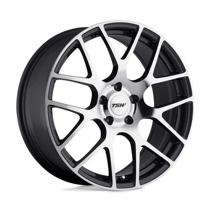 TSW NURBURGRING 19X10.5 27 5X120/5X4.72 GUNMETAL W/ MIRROR CUT FACE