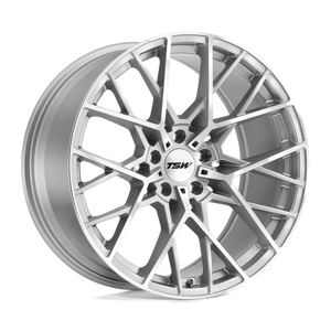 TSW SEBRING 18X9.5 40 5X120/5X4.72 SILVER W/ MIRROR CUT FACE