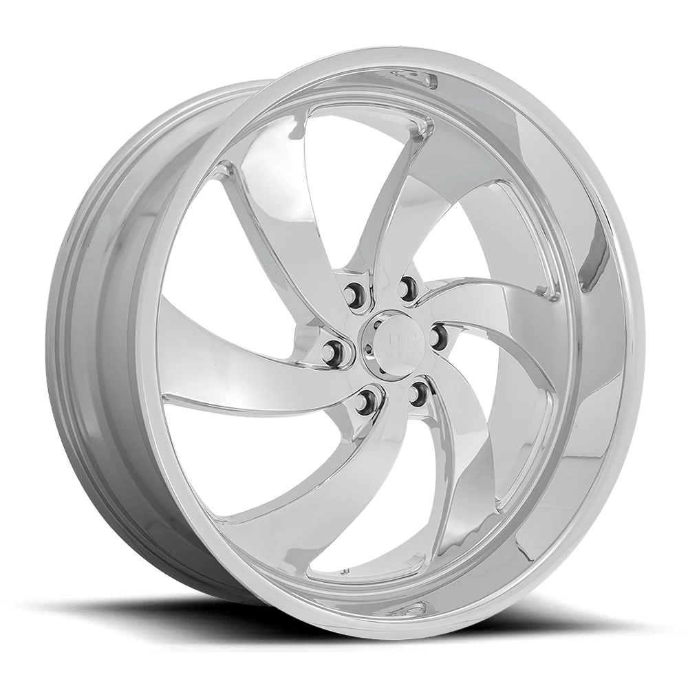 US Mag 1PC U132 DESPERADO 24X10 25 6X135 CHROME